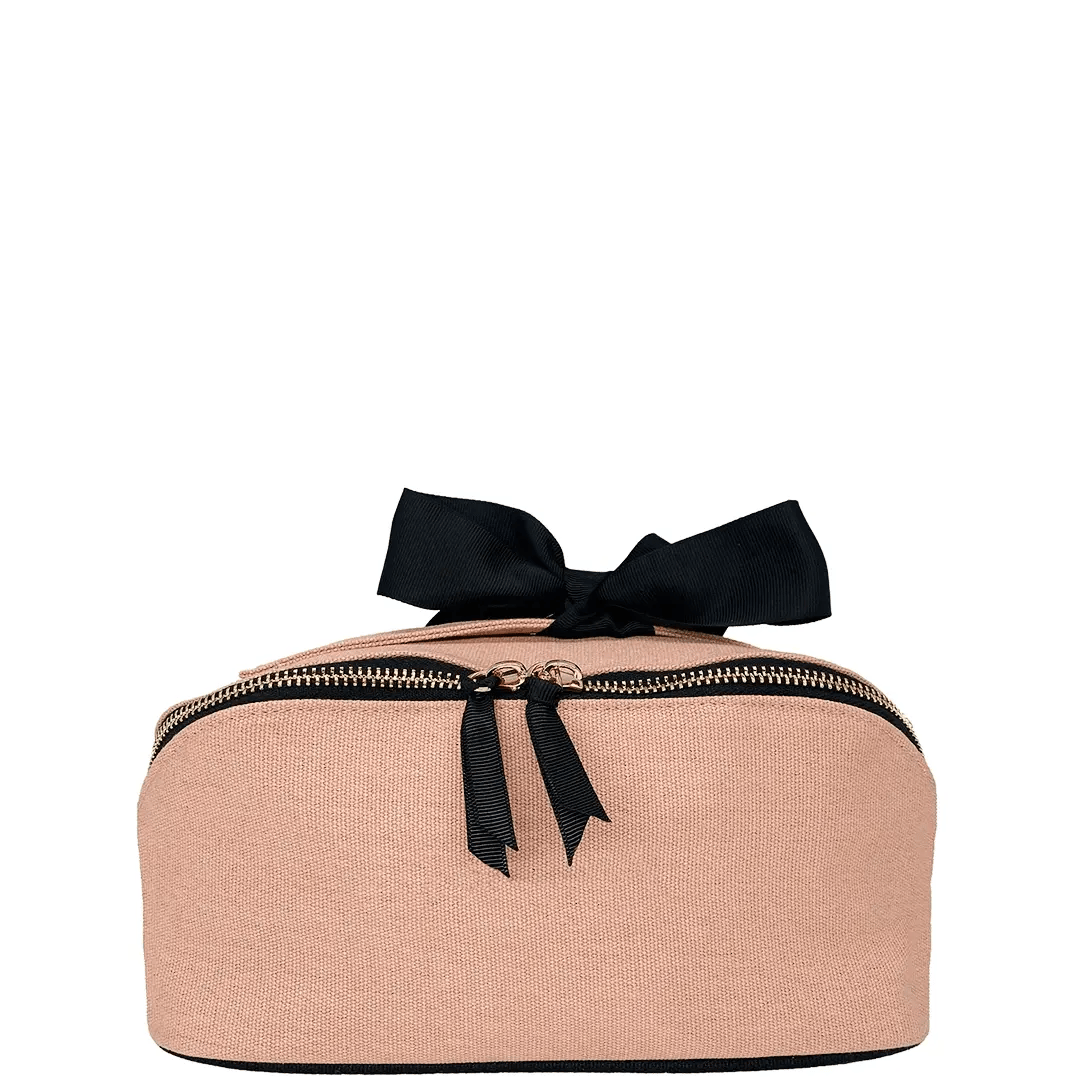 Pink Blush Accordion Makeup & Toiletry Travel Organizer - Perfect for Cosmetic Storage, Bathroom Organization & Vacation Packing