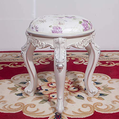 Silver Ivory White Purple Leather