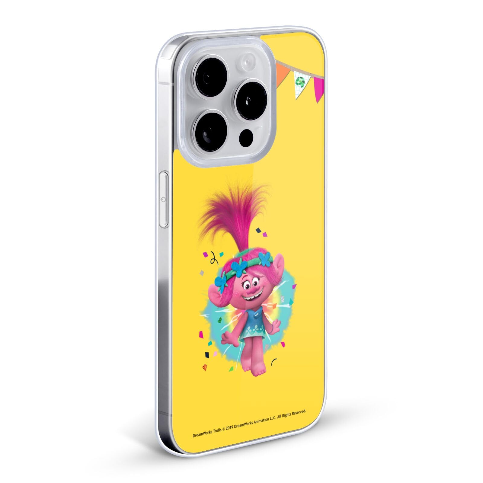Official Trolls Poppy iPhone 11 Pro Max Case - Licensed Soft Gel Cover with Cute Graphics | Perfect for Kids, Fans & Gift Giving
