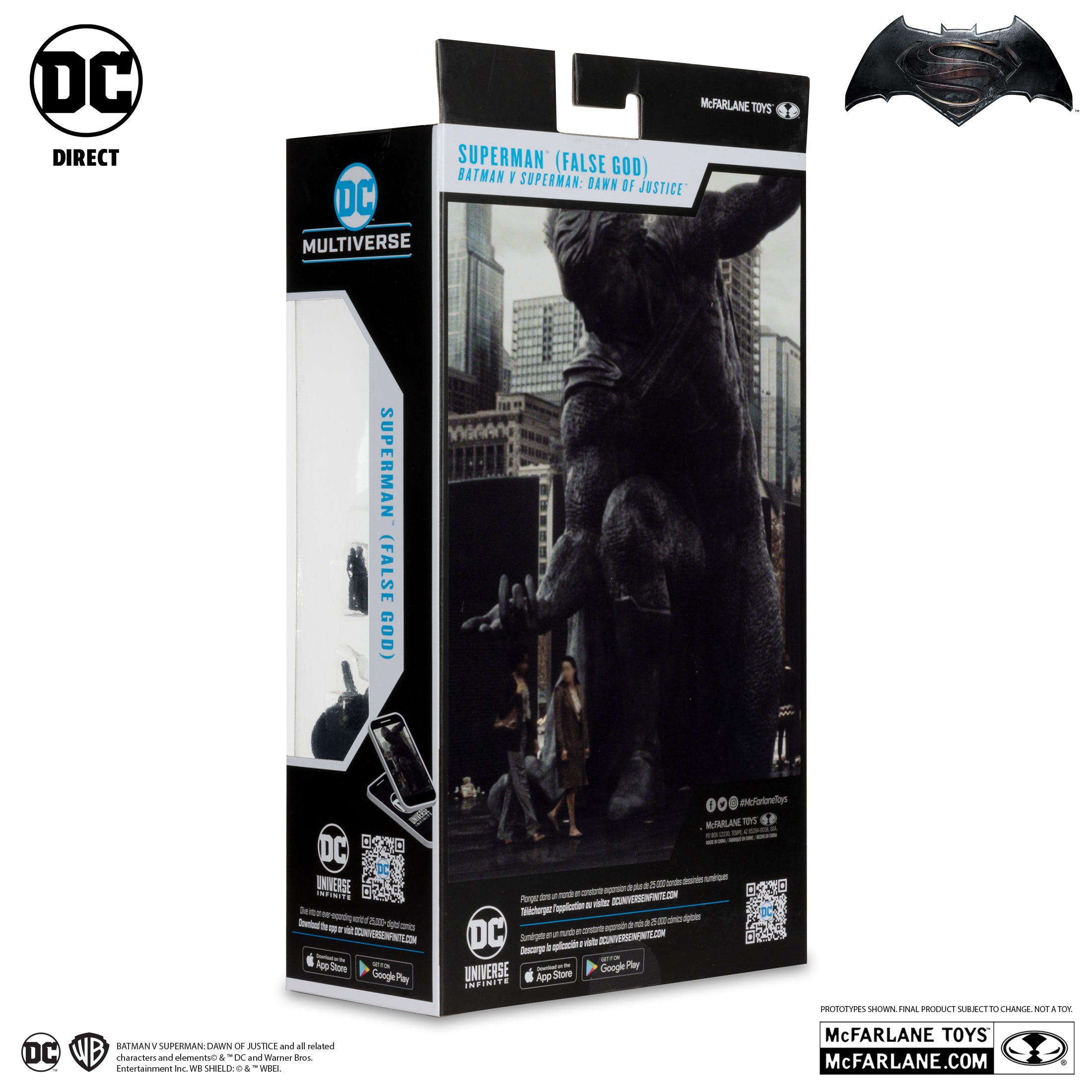 Superman (False God) Platinum Edition Action Figure - Batman v Superman: Dawn of Justice DC Multiverse Collectible - Perfect for Display, Gifts & DC Fans