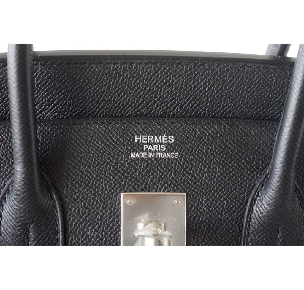 Authentic Hermès Birkin 35cm Black Epsom Leather Handbag with Palladium Hardware - Luxury Tote Bag for Women, Perfect for Work, Travel & Special Occasions