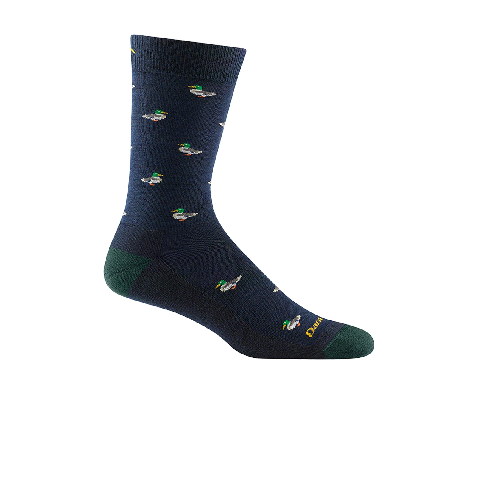 Darn Tough Duck Duck Moose Lightweight Cushioned Crew Socks for Men - Breathable Hiking & Outdoor Socks for Running, Walking & Daily Comfort