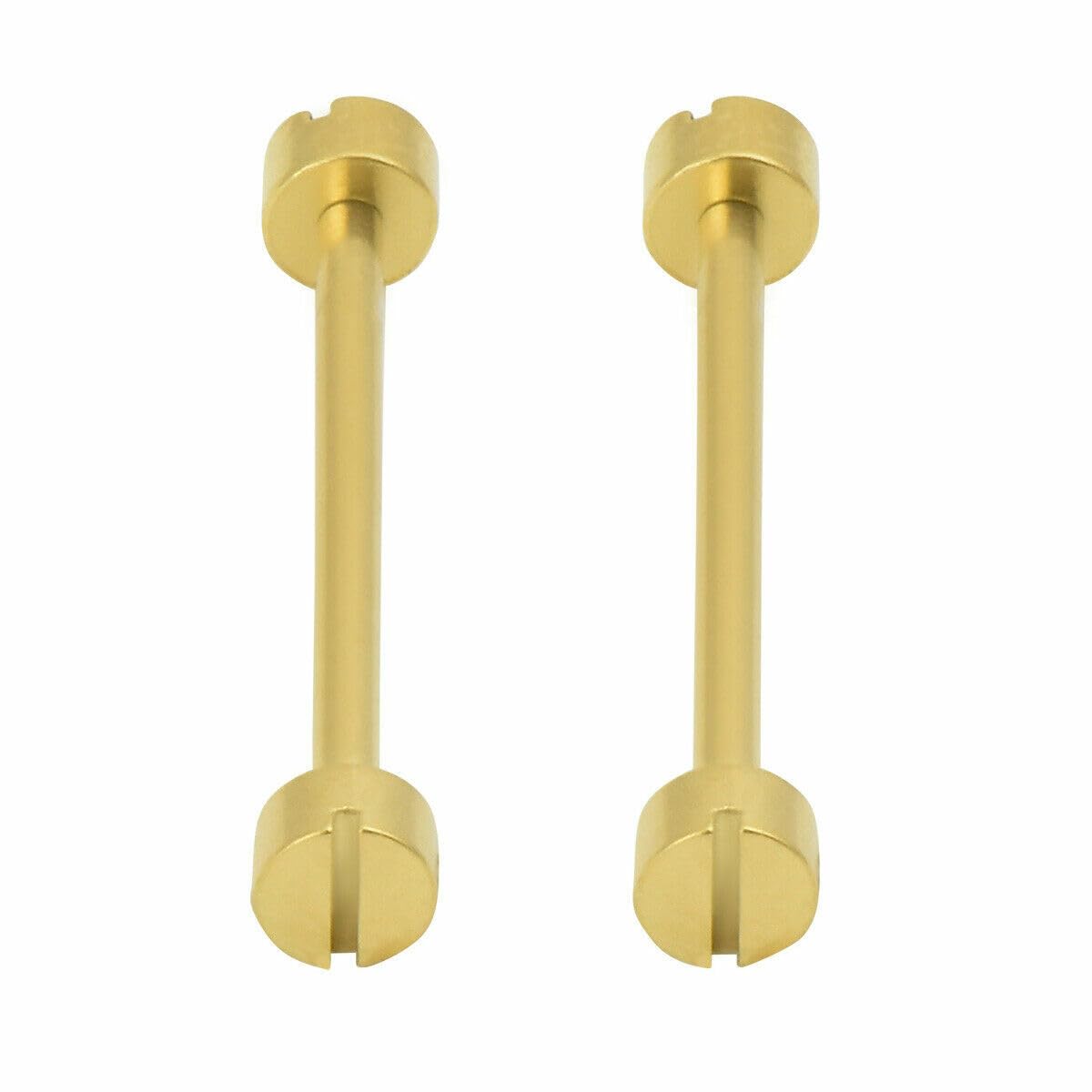 24mm Tube & Screw Pin Set for Cartier Pasha Watch Band - Yellow Gold Replacement Parts | Watch Repair & Strap Replacement Accessories