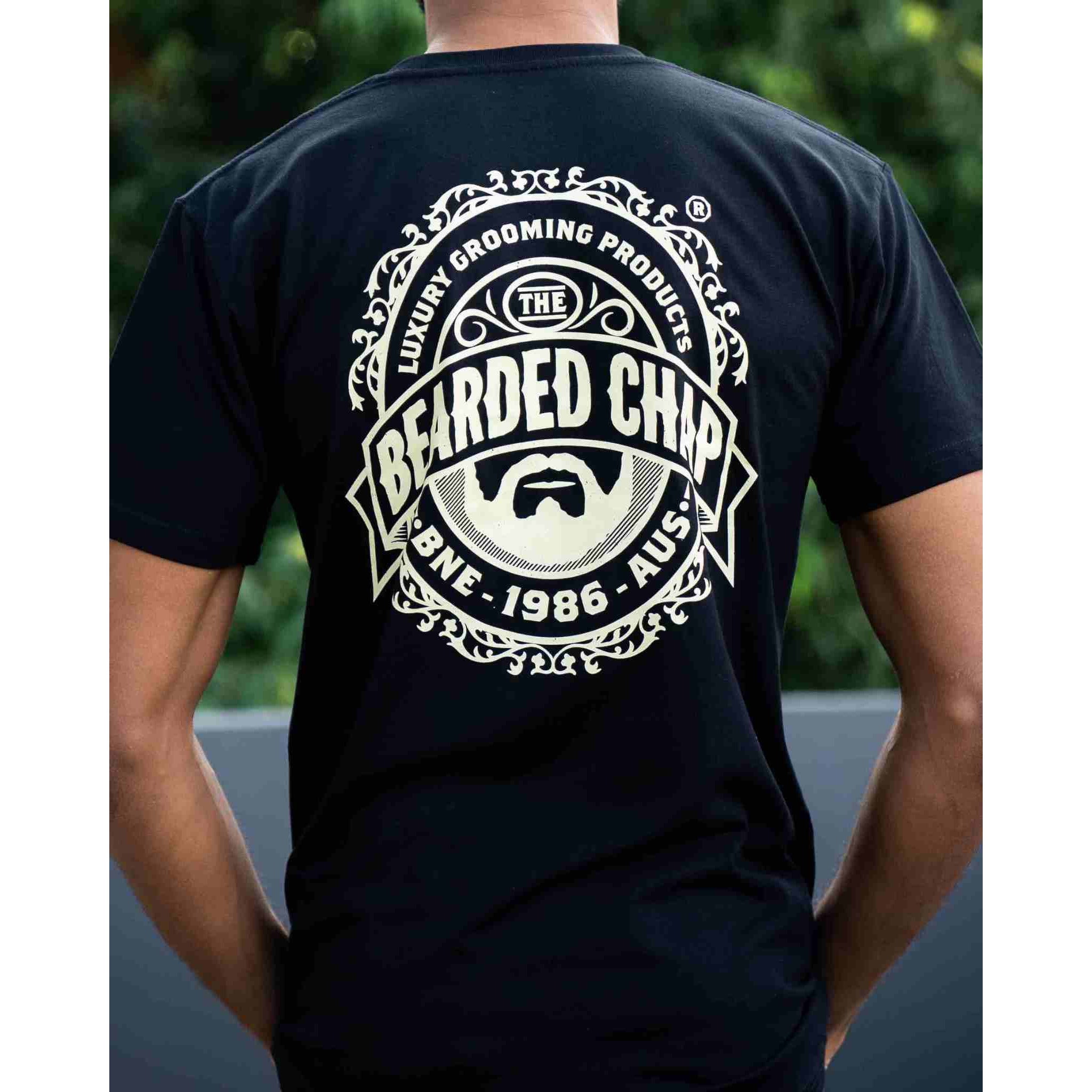 The Bearded Chap 10th Anniversary Trademark T-Shirt - Premium Cotton Tee for Men - Perfect for Casual Wear, Gifts & Special Occasions