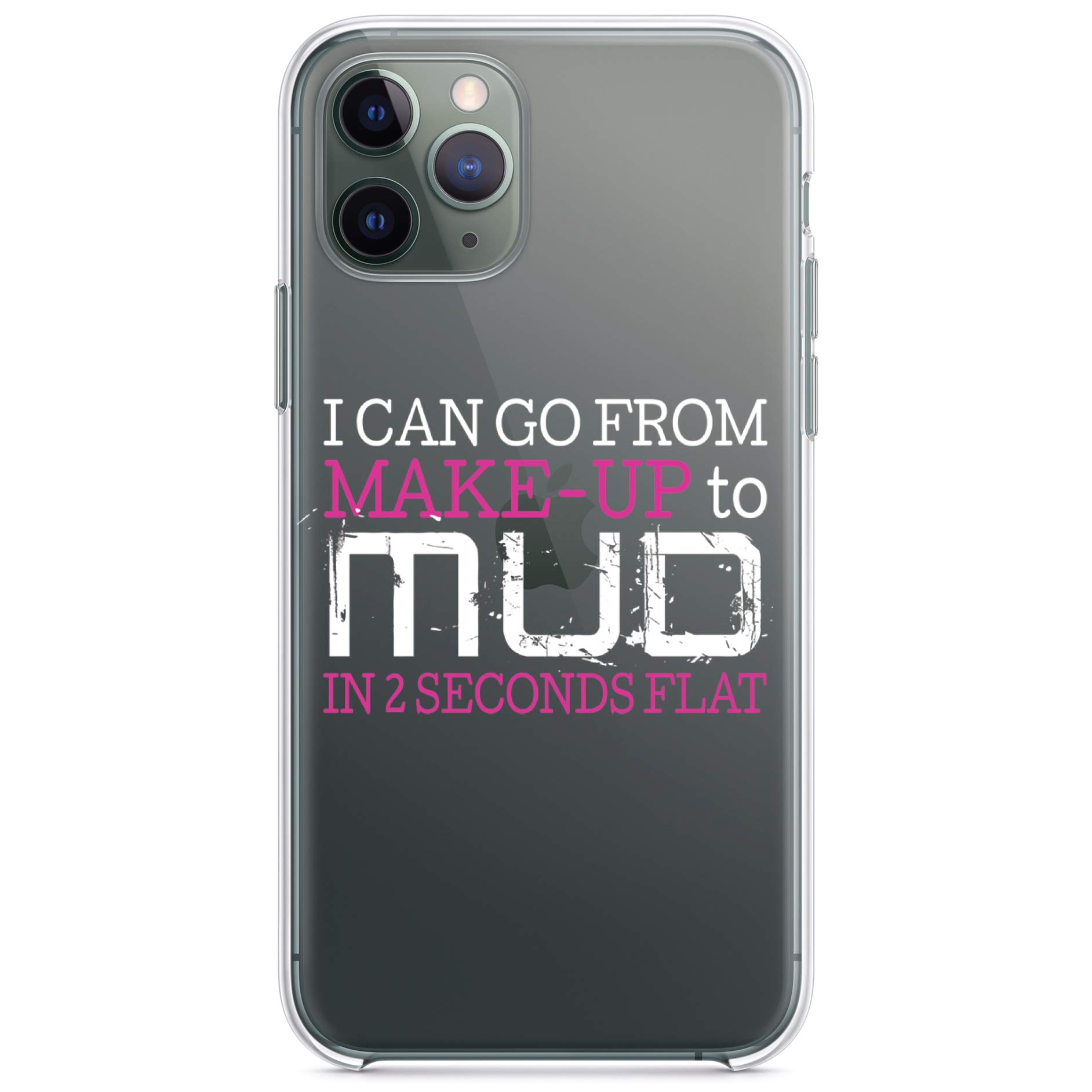 DistinctInk Clear Shockproof Hybrid Case for iPhone 13 (6.1 Inch) - Durable TPU Bumper & Acrylic Back with Tempered Glass Screen Protector - Perfect for Outdoor Adventures, Gym Workouts & Everyday Protection