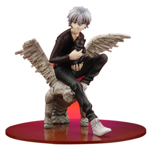Kotobukiya Kaworu Nagisa Rebuild of Evangelion Blue Anime Action Figure - Collectible Model for Anime Fans & Home Decor