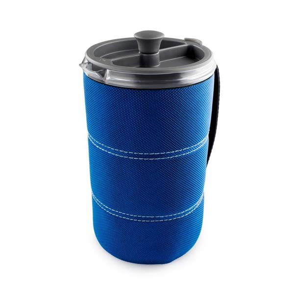 GSI Outdoors Java Press - Portable French Press Coffee Maker for Camping, Travel & Outdoor Adventures - Durable Stainless Steel Coffee Press with Insulated Lid