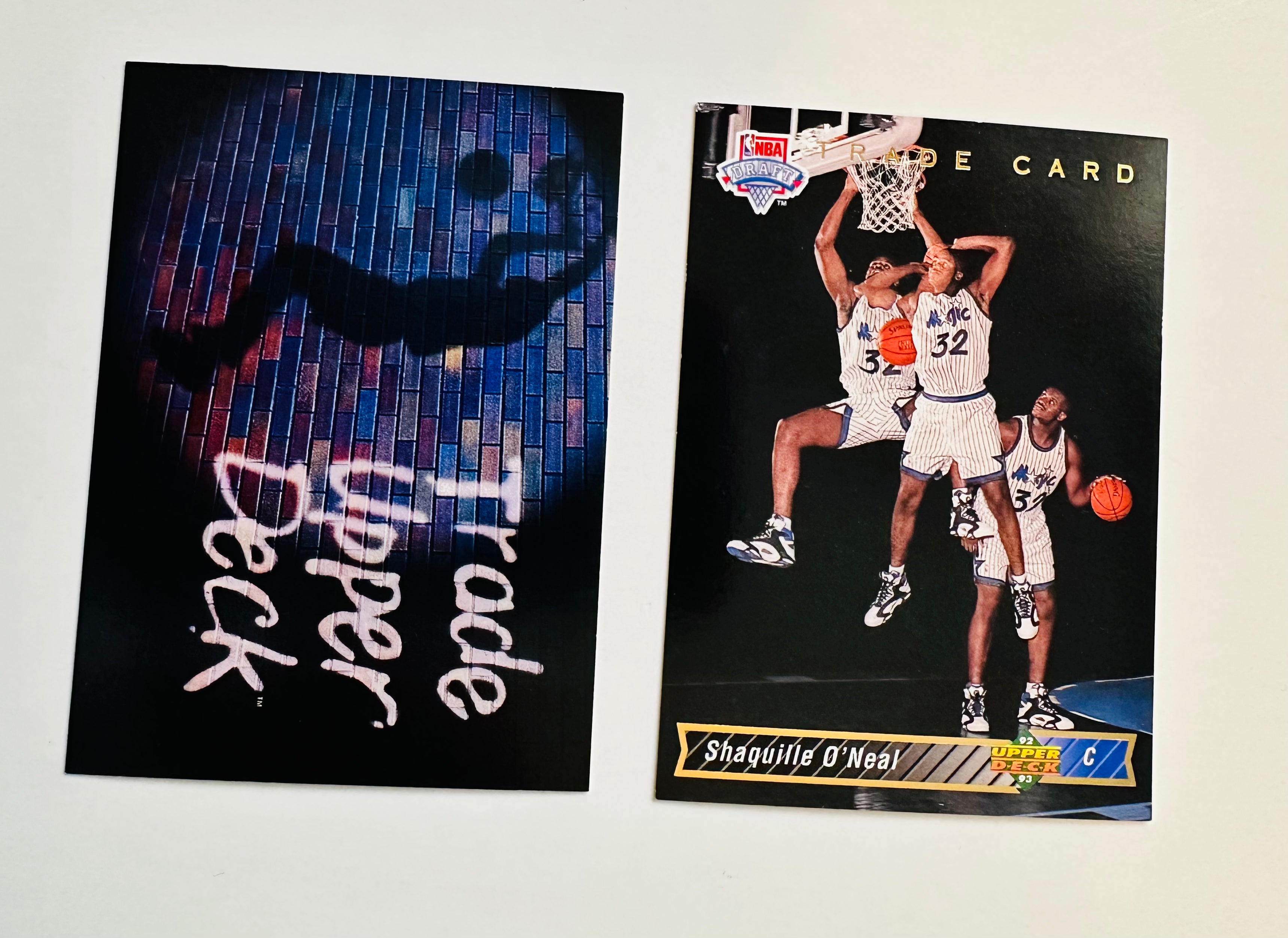 1992 Shaq Upper Deck 1B Basketball Rookie Card with Rare Redemption Card - Perfect for NBA Collectors, Sports Memorabilia Enthusiasts & Investment Opportunities