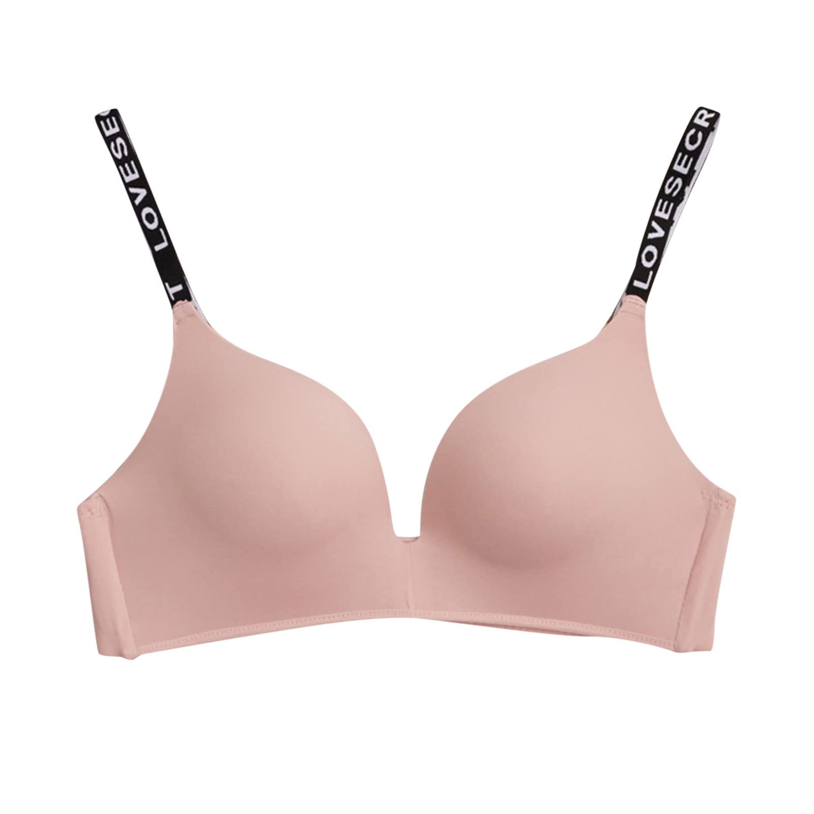 Wire-Free Push Up Bras for Women - Seamless Underarm Smoothing Sports Bra, One Shoulder Design for Comfort & Support - Perfect for Yoga, Gym & Everyday Wear