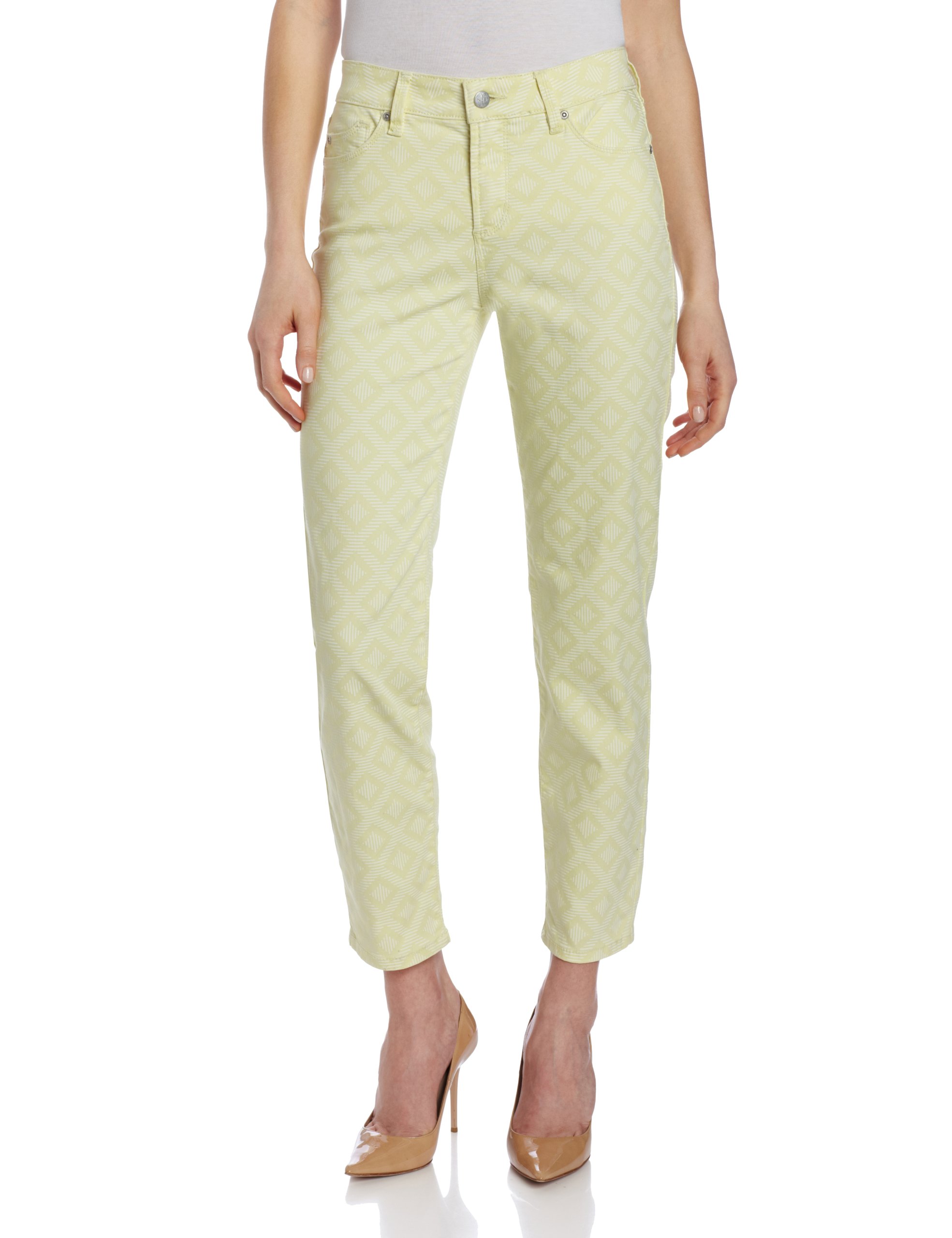NYDJ Women's Petite Alisha Fitted Ankle Basketweave Jeans - Slimming High Waist Denim Pants for Work & Casual Wear | Perfect for Office, Date Night & Weekend Outfits