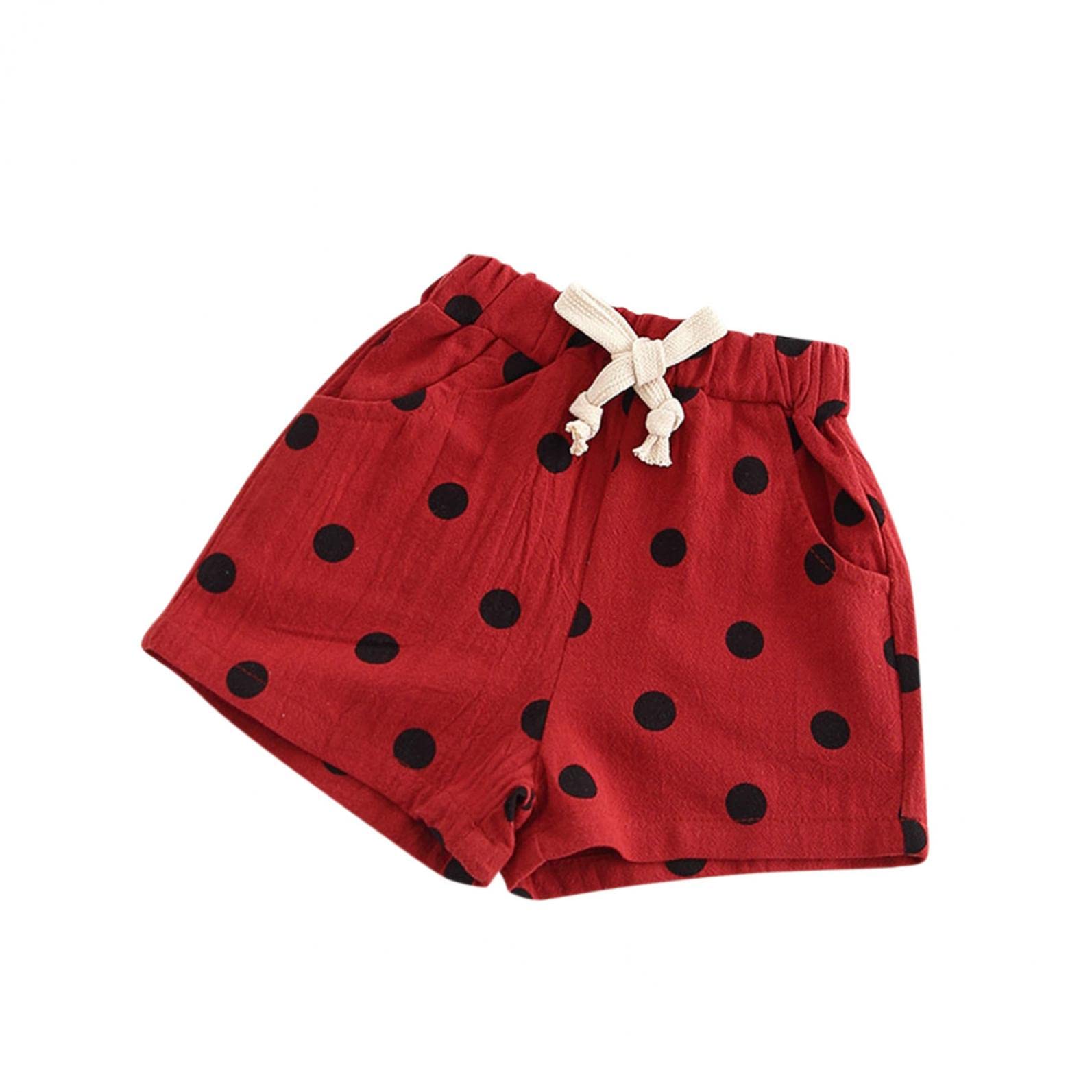 WOCACHI Unisex Baby Shorts for Toddlers - Soft Elastic Waist Summer Shorts for Boys & Girls (0-3 Months) | Candy Color Casual Pants, Newborn Layette Sets | Perfect Gift for Mom & Baby | Ideal for Playtime, Beach Outings & Family Photos