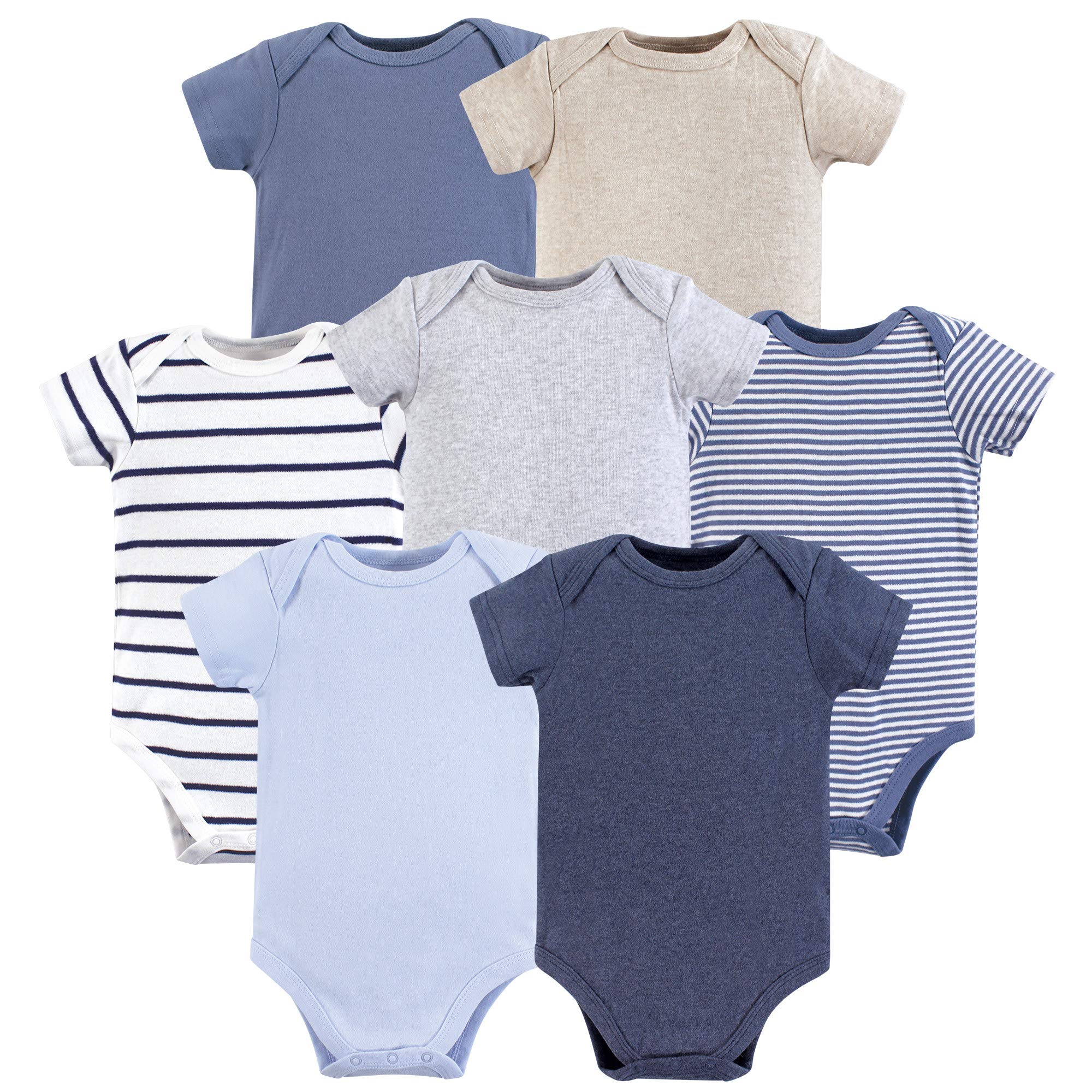 Hudson Baby Girls' 100% Cotton Bodysuits - Soft & Breathable Onesies for Newborn & Infant - Perfect for Everyday Wear, Playtime & Photo Shoots