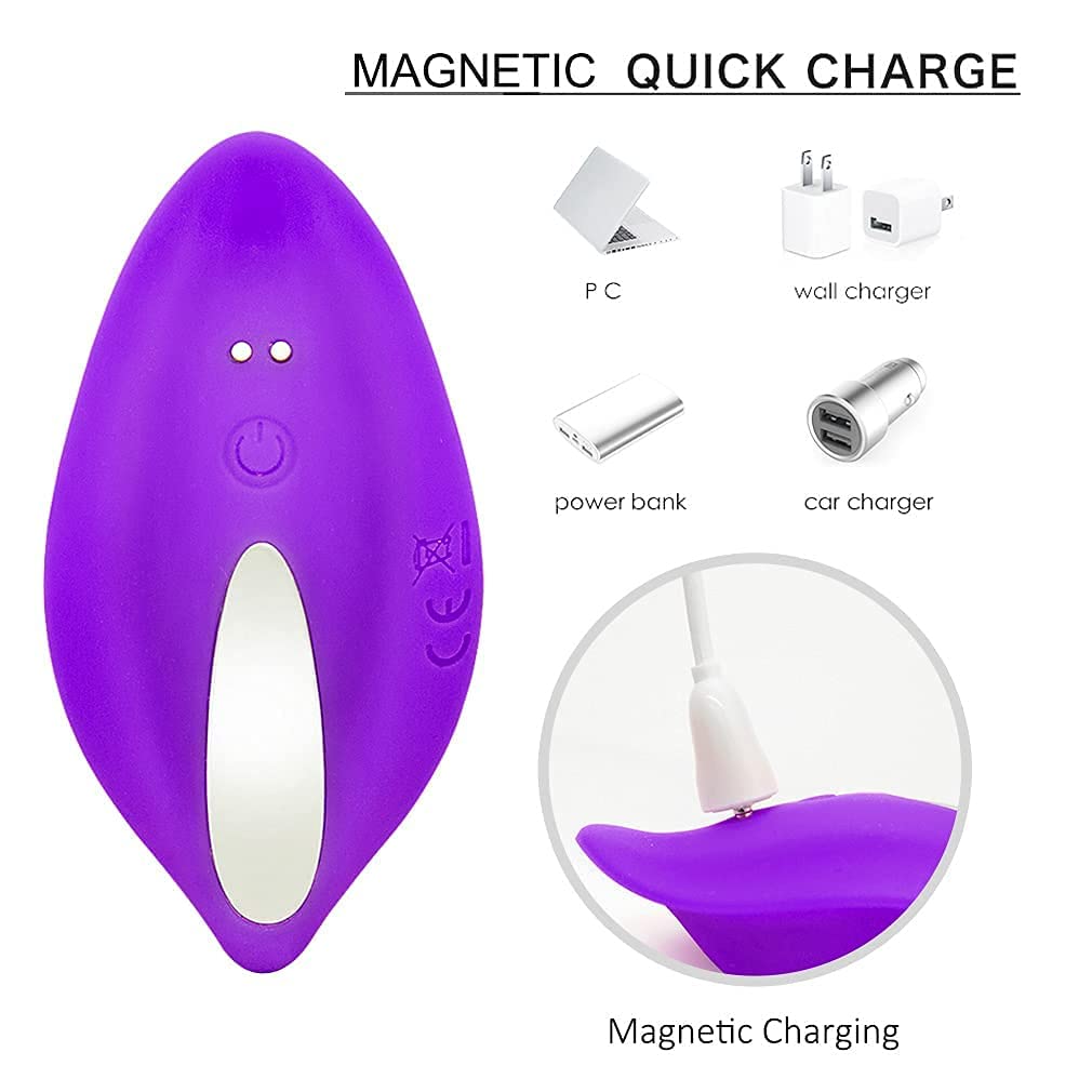 Wireless Remote Control Mini Egg Vibrator for Women - Rechargeable Panty Vibrator with App Control, Hands-Free Stimulation - Perfect for Couples Play, Long Distance & Solo Pleasure