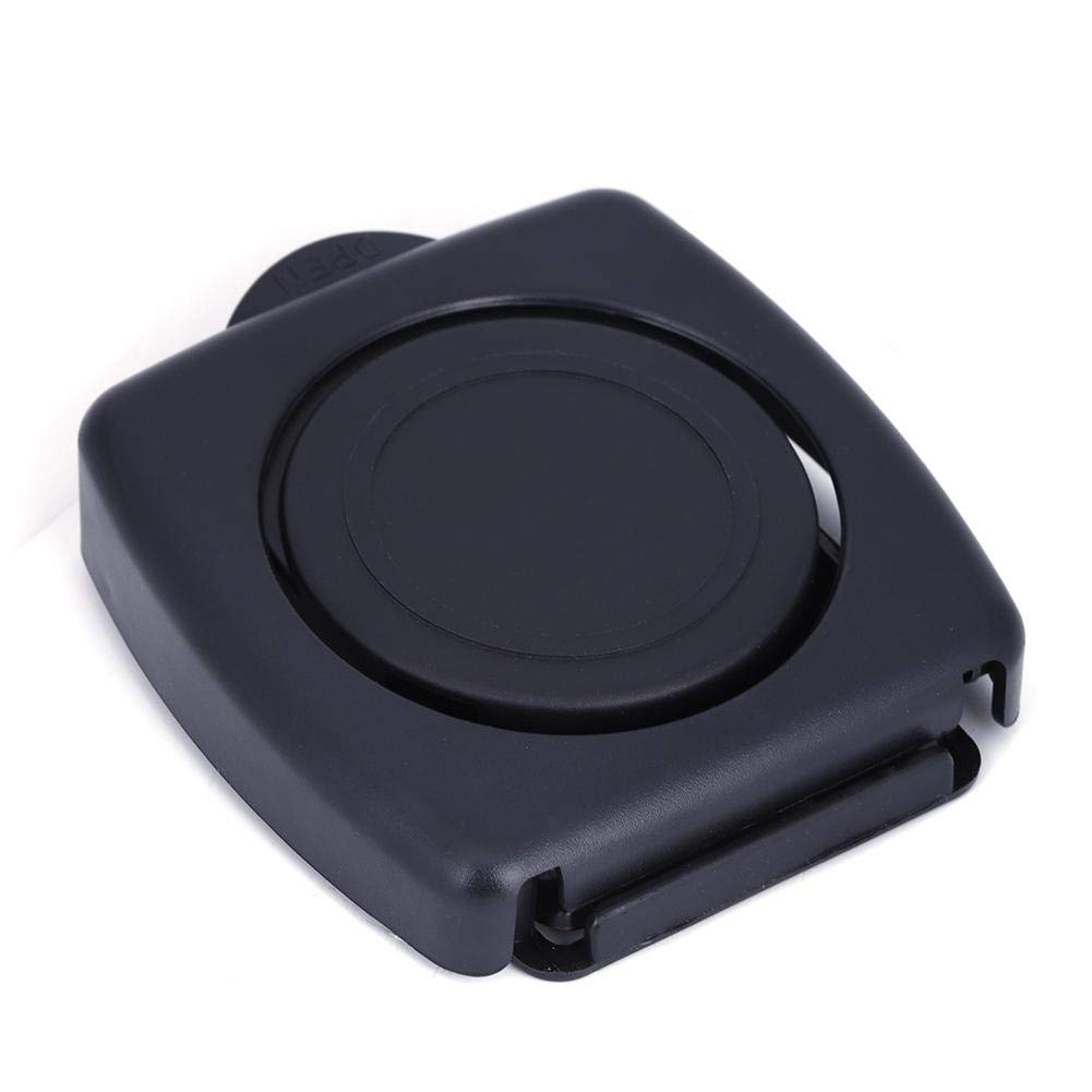 Universal Black Foldable Car Cup Holder - Durable Drink Stand for Cars & Boats