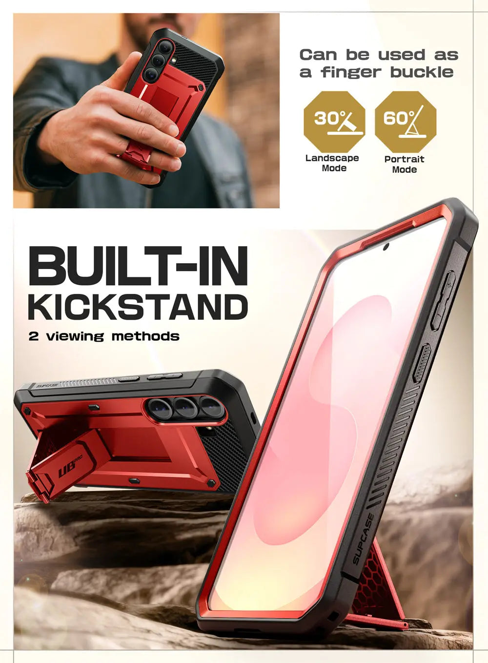 SUPCASE Galaxy S25 Plus UB Pro Military Grade Protective Case - Shockproof, Drop Proof Phone Cover for Outdoor, Work & Daily Use