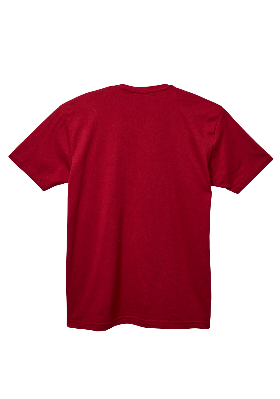 OG Script Eco Repreve® Recycled T-Shirt - Cardinal Red & White - Sustainable Comfort for Casual Wear & Outdoor Activities