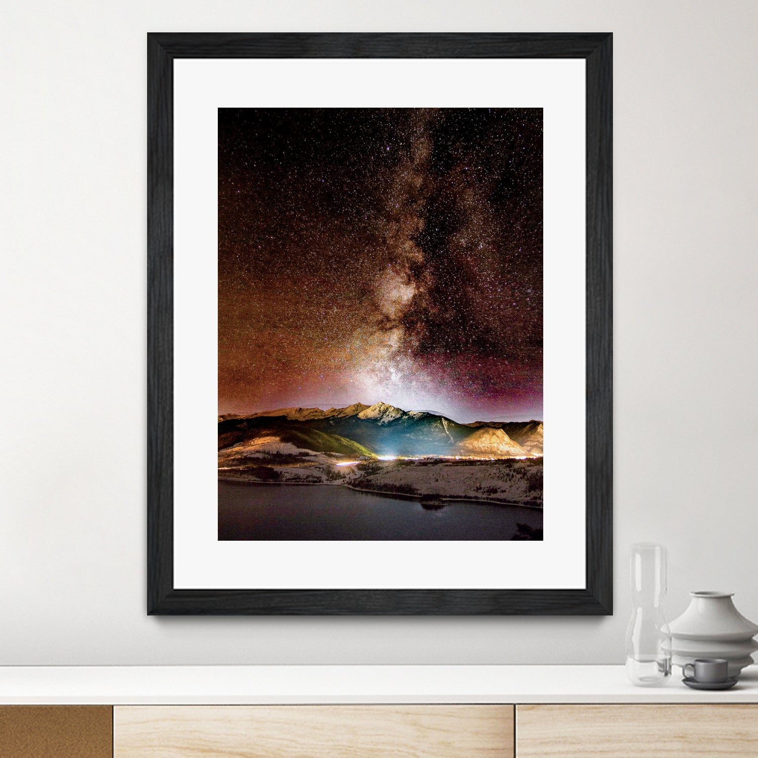 Stunning Milky Way Galaxy Photo - High Resolution Astrophotography Print for Home & Office Decor | Perfect Gift for Astronomy Lovers & Space Enthusiasts