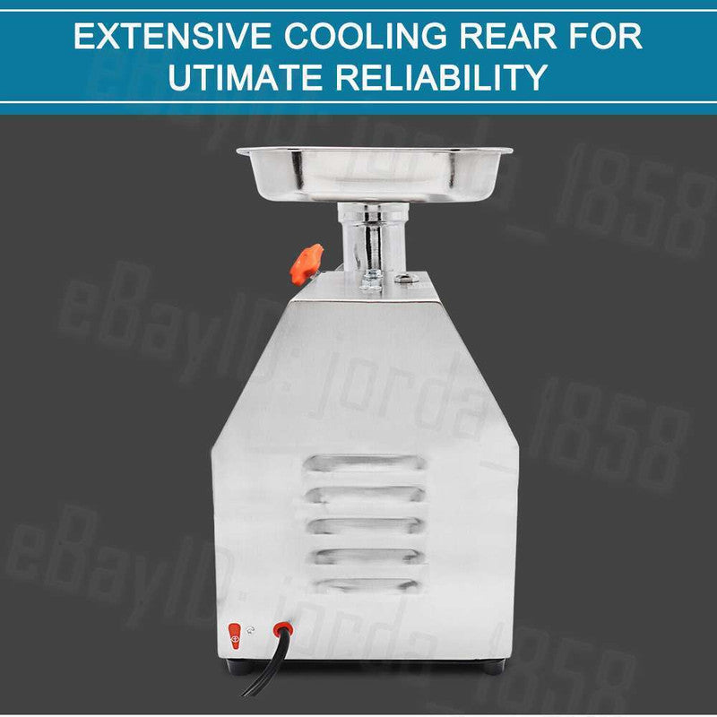 1.63HP Commercial Electric Meat Grinder & Sausage Stuffer - 1200W Heavy Duty Mincer for Butcher Shop, Restaurant & Home Kitchen Use - Perfect for Ground Beef, Sausage Making & Food Processing