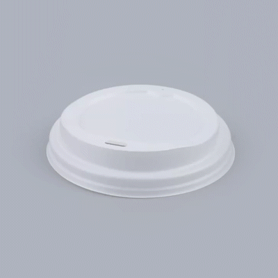 Eco-Friendly White PLA Compostable Coffee Cup Lids - Fits 8oz, 12oz, 16oz & 20oz Cups - 500 Count Bulk Box for Cafes, Restaurants & Takeout Businesses