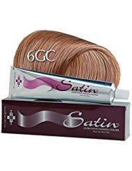 6GC Dark Golden Copper Blonde Hair Dye - Satin Ultra Vivid Fashion Colors Gold Copper Series (3oz) for Salon-Quality At-Home Hair Coloring & DIY Styling