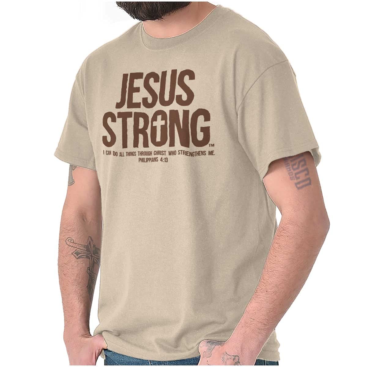Bible Verse T-Shirt Philippians 4:13 for Men & Women - Christian Faith Apparel
