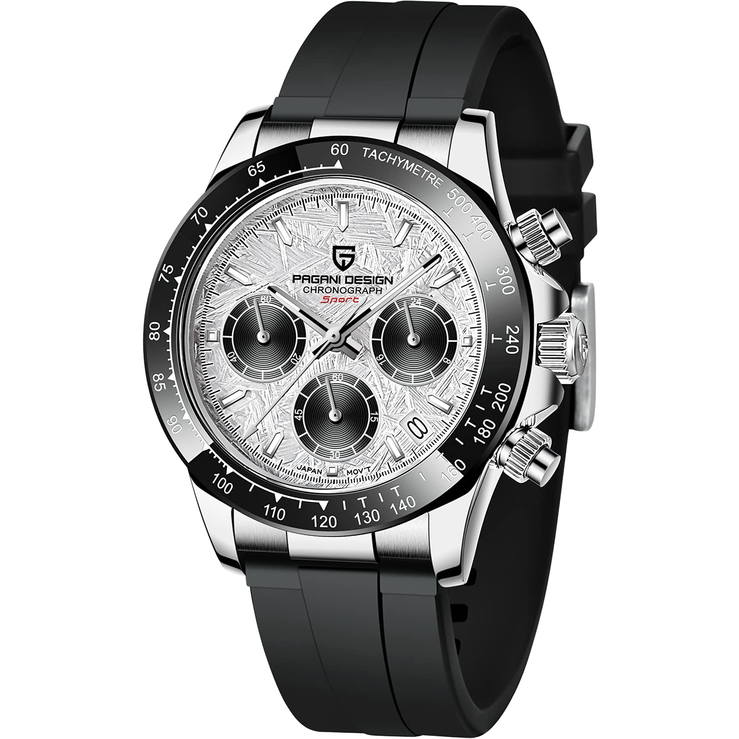 Pagani Design Men's Chronograph Watch - Stainless Steel, 100M Waterproof, Japan VK63 Movement - Perfect for Sports, Outdoor Activities & Everyday Wear