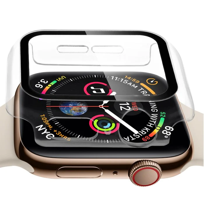 QDOS 49mm Clear Screen Protector for Smartwatches - Durable Anti-Scratch Film for Apple Watch, Samsung Galaxy Watch & Fitness Trackers - Perfect for Workouts, Swimming & Daily Wear Protection