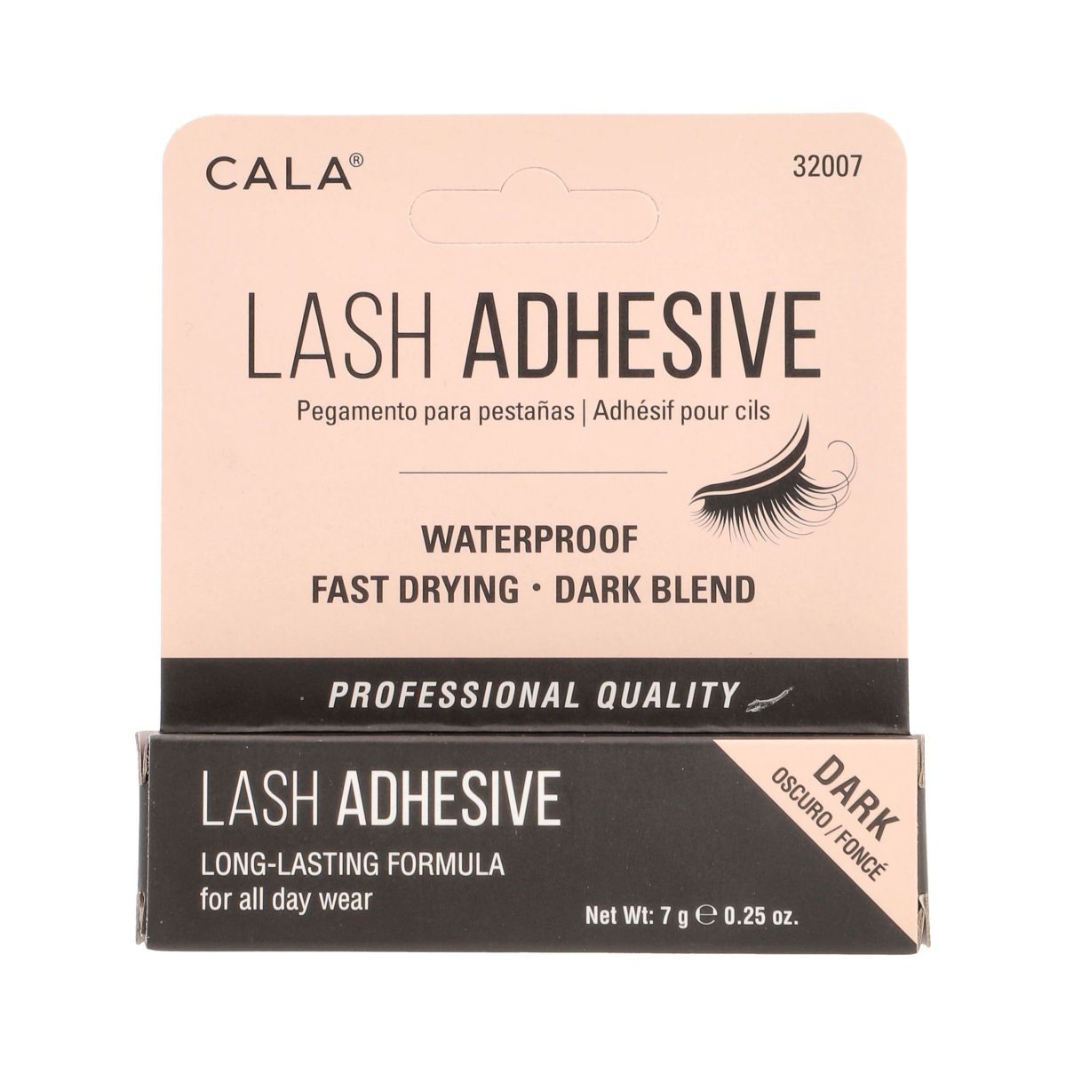 Premium Black Eyelash Glue - 7g Long Lasting Waterproof Lash Adhesive for False Eyelashes | Professional Makeup, Daily Wear & Special Occasions