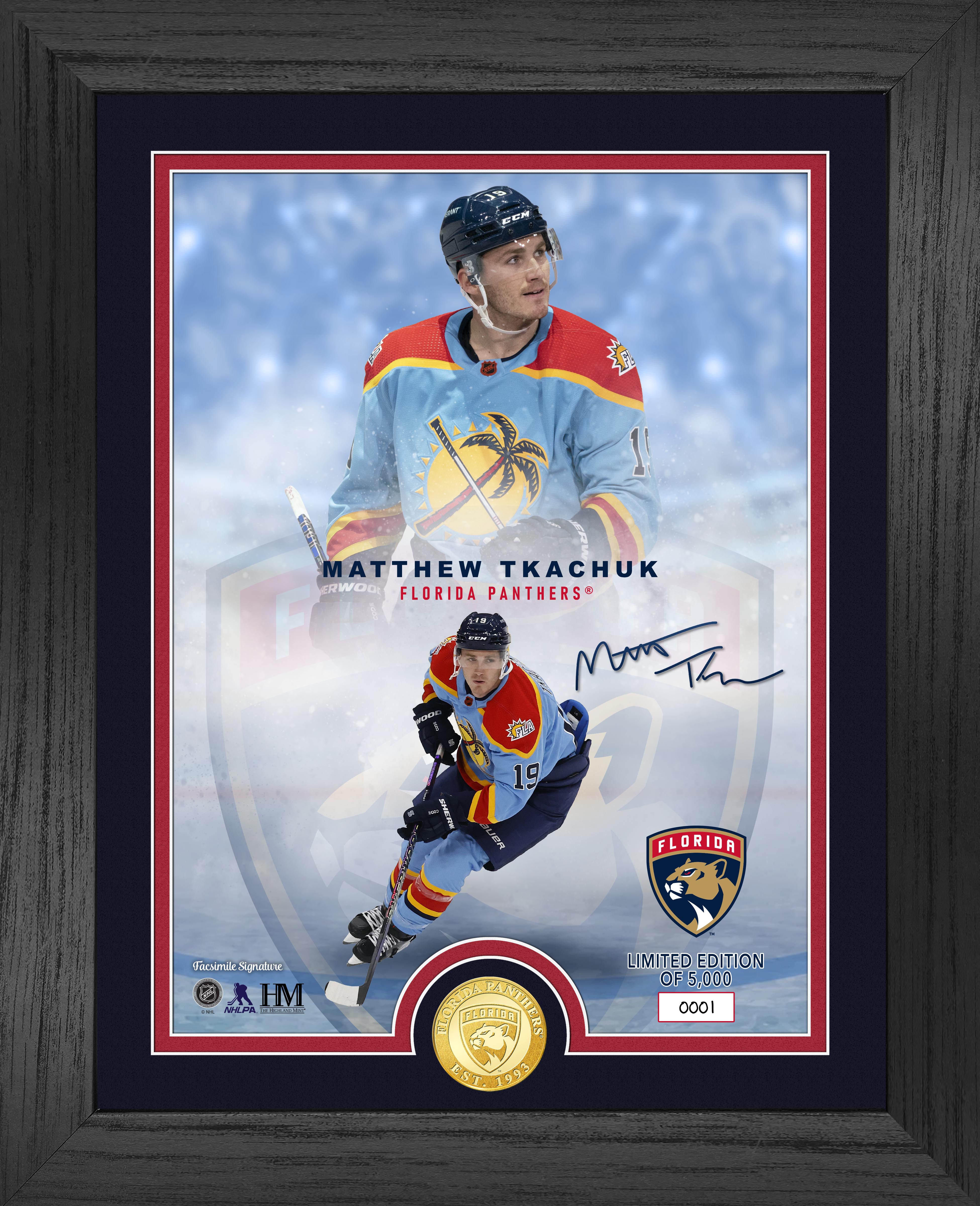 Florida Panthers Matthew Tkachuk Legends Bronze Coin Collectible - Limited Edition NHL Memorabilia for Hockey Fans & Sports Collectors | Perfect for Display, Gifts, and Fan Cave Decor
