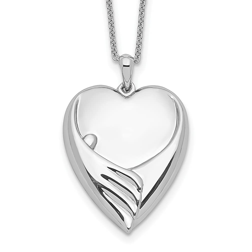 925 Sterling Silver Forever My Baby 18-inch Chain Necklace with Inspirational Love Charm - Elegant Fine Jewelry Gift for Women, Perfect for Anniversaries, Valentine's Day & Special Occasions