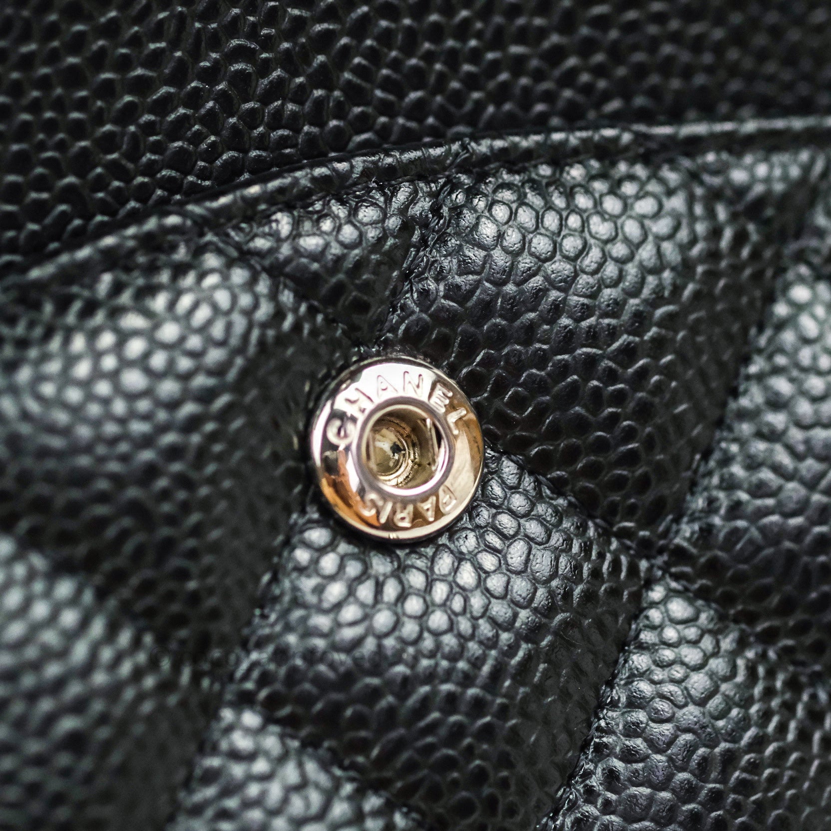 Chanel Classic M/L Medium Double Flap Bag Black Caviar Silver Hardware - Luxury Designer Handbag for Women, Perfect for Work, Evening Events & Special Occasions