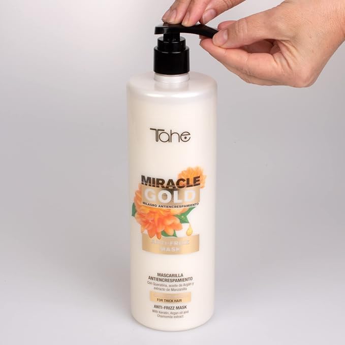Miracle XXL Shampoo & Hair Mask Set with Gold Infusion - Deep Hydrating & Repairing for Dry, Damaged Hair - Salon Quality Hair Care for Women & Men - Perfect for Daily Use & Post-Color Treatment