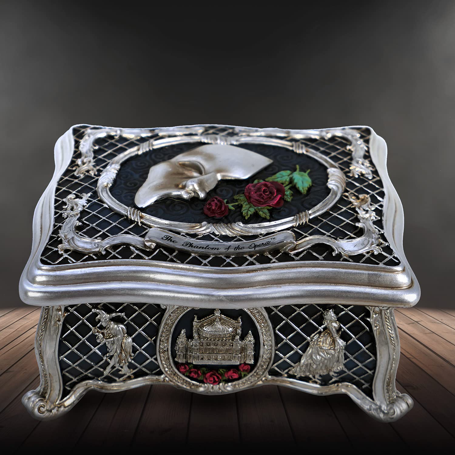 Phantom of The Opera Jewelry Music Box - Elegant Collectible Gift for Fans | San Francisco Music Box | Perfect for Home Decor, Theater Lovers & Special Occasions