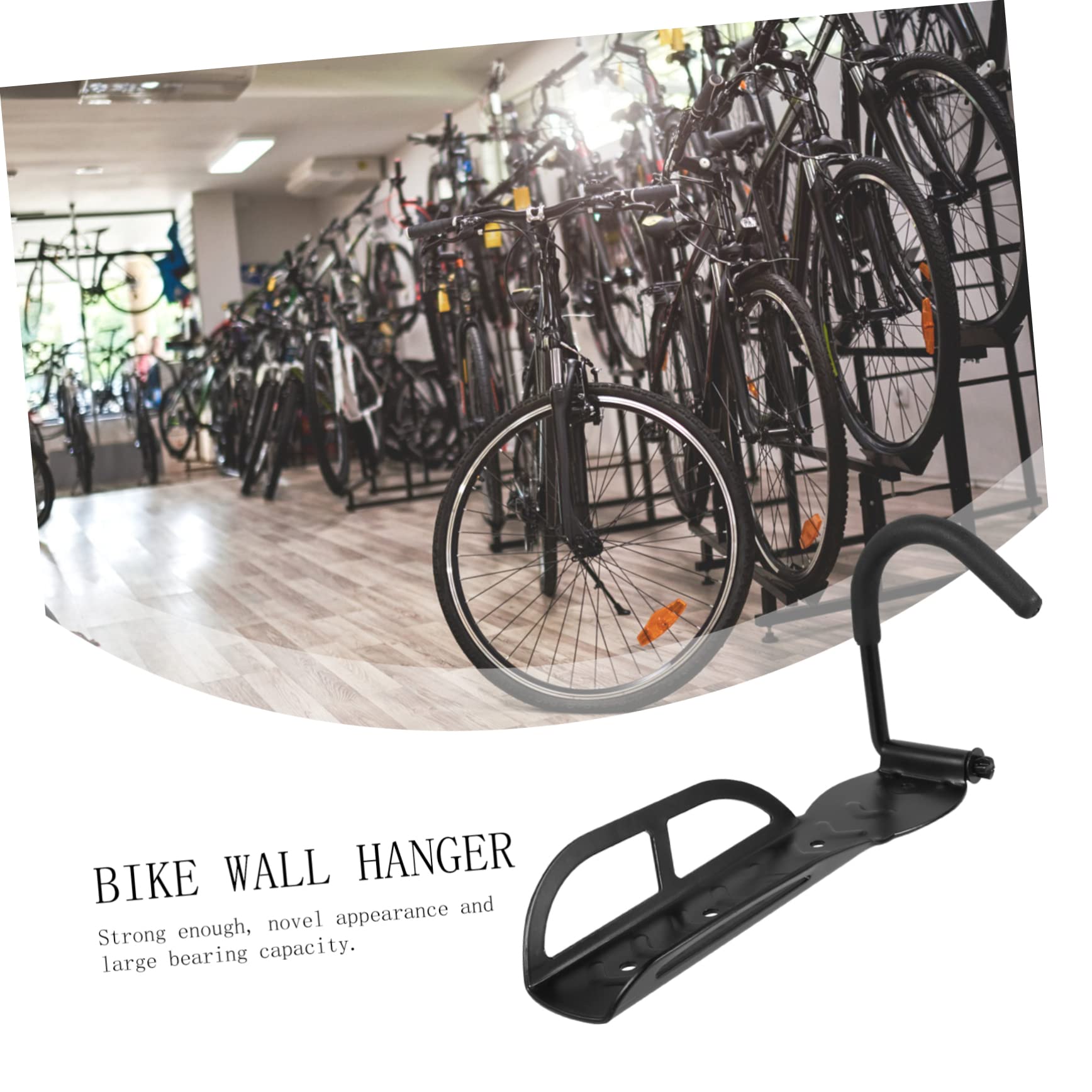 Vertical Bike Wall Mount Hanger - Space-Saving Bike Rack for Home & Garage Storage