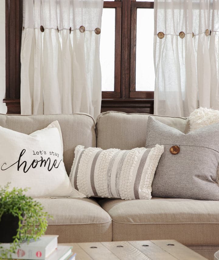Bria Stripe Decorative Pillow Cover - Soft Cotton Cushion Case for Sofa, Bed & Home Decor - Perfect for Living Room, Bedroom & Cozy Spaces