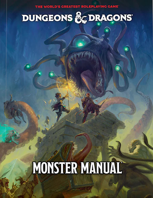 D&D Monster Manual 2025 Edition - Dungeons & Dragons 5E Bestiary for RPG Adventures, Fantasy Tabletop Gaming & D&D Campaigns