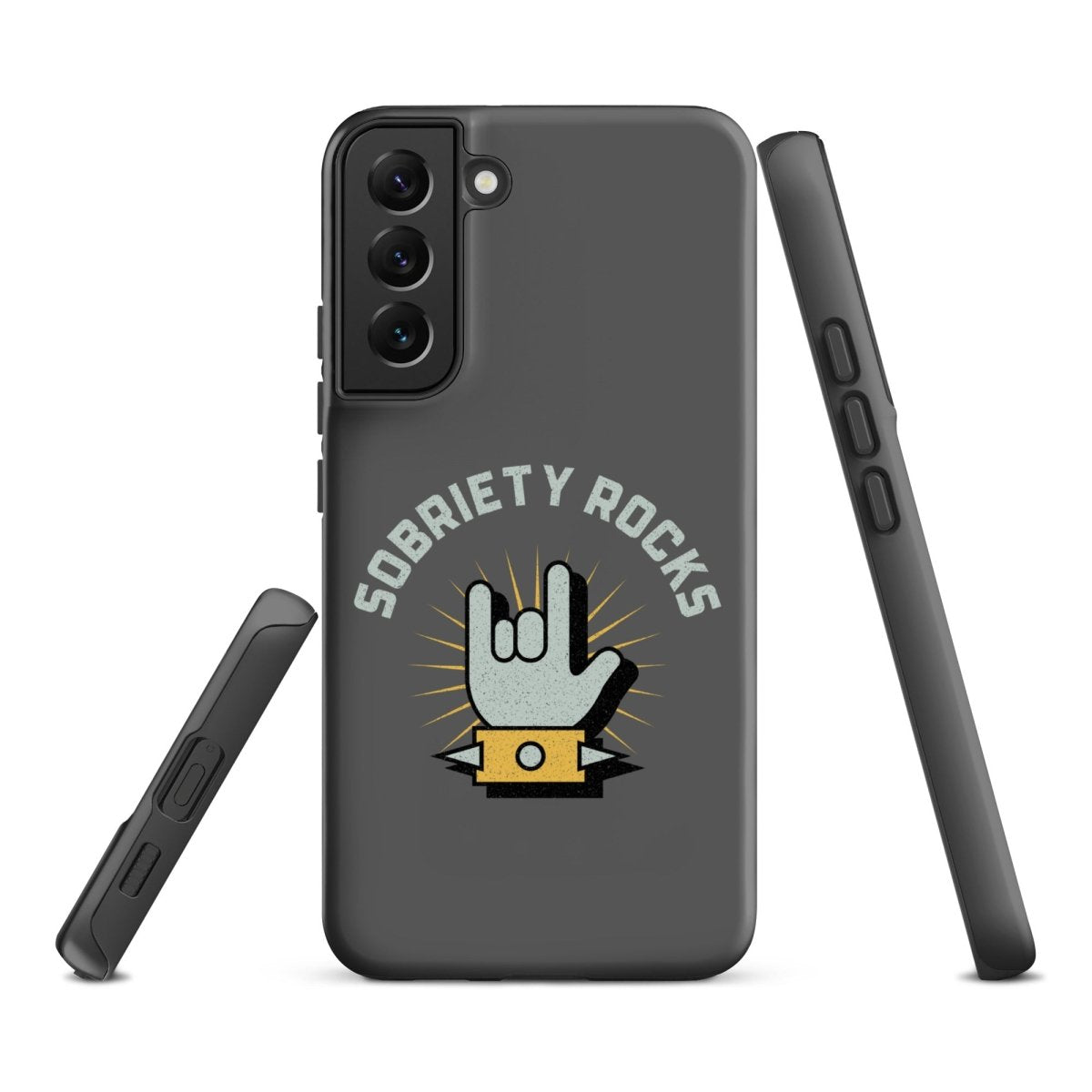 Durable Sobriety Rocks Tough Case for Samsung Galaxy - Perfect for Outdoor Adventures & Daily Protection