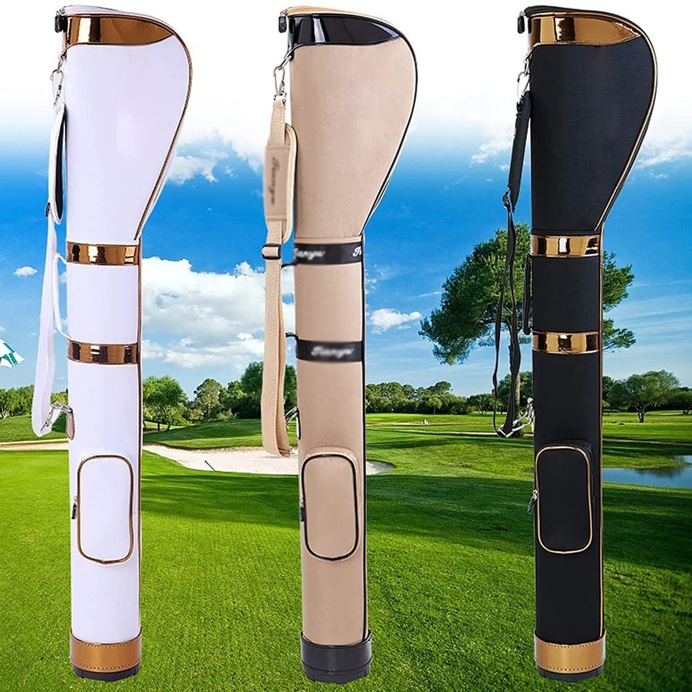 Lightweight Foldable Golf Carry Bag - Durable Sunday Travel Bag for Driving Range & Practice - Thick & Tough Clubs Case with Multiple Color Options (Color: B) - Perfect for Golfers on the Go, Travel, and Course Practice
