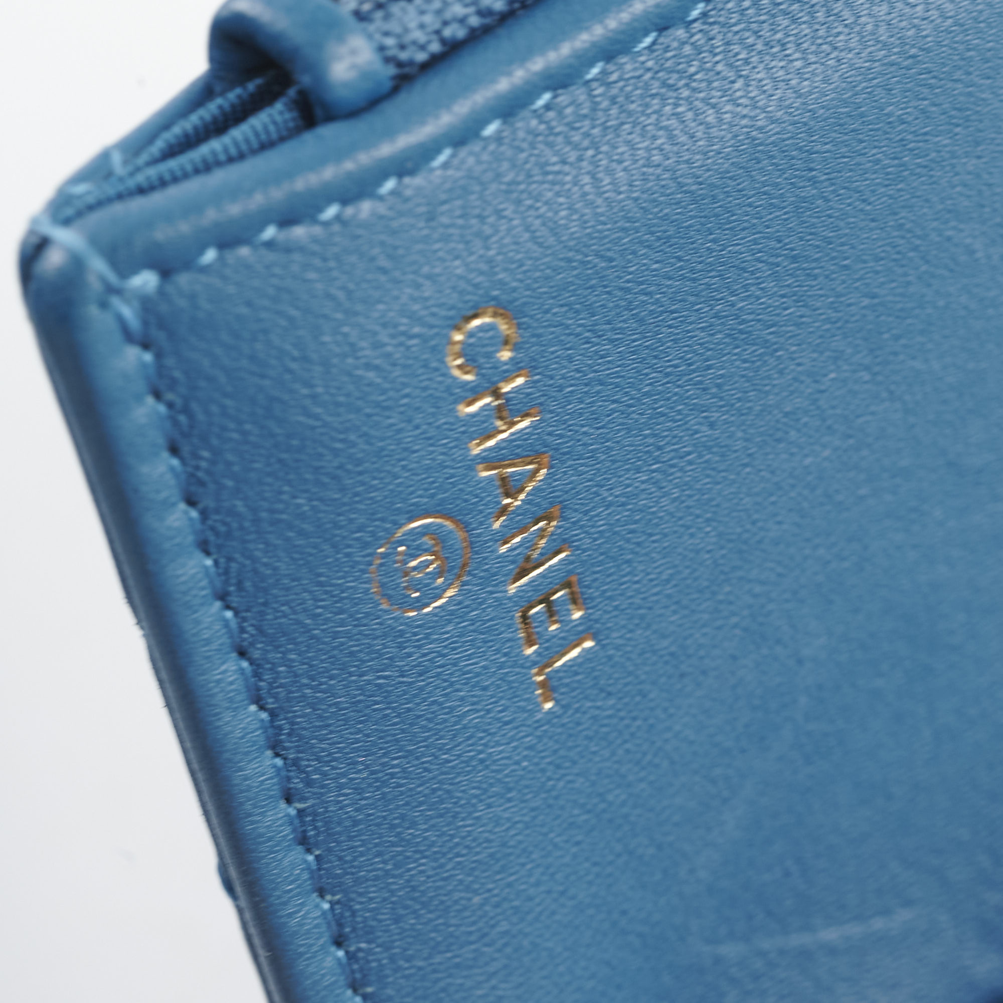 Chanel Boy Lambskin Quilted Flap Wallet in Blue | Luxury Designer Crossbody Bag for Women | Perfect for Evening Events & Daily Use