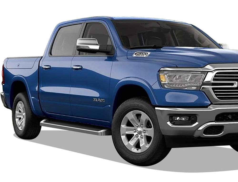 APS Running Boards & Nerf Bars for Ram 1500 2019-2025 Crew Cab | Heavy Duty Side Steps | Not Compatible with 2018 Models | Perfect for Off-Roading & Truck Customization