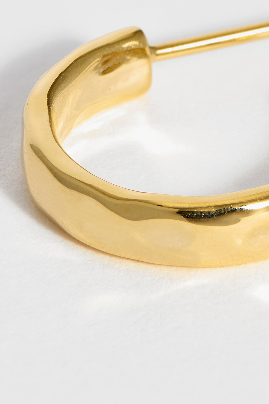 Gold Plated Textured Hoop Earrings for Women - Trendy 14K Gold Finish Fashion Jewelry - Perfect for Parties, Weddings & Everyday Wear (Ebe5358G)