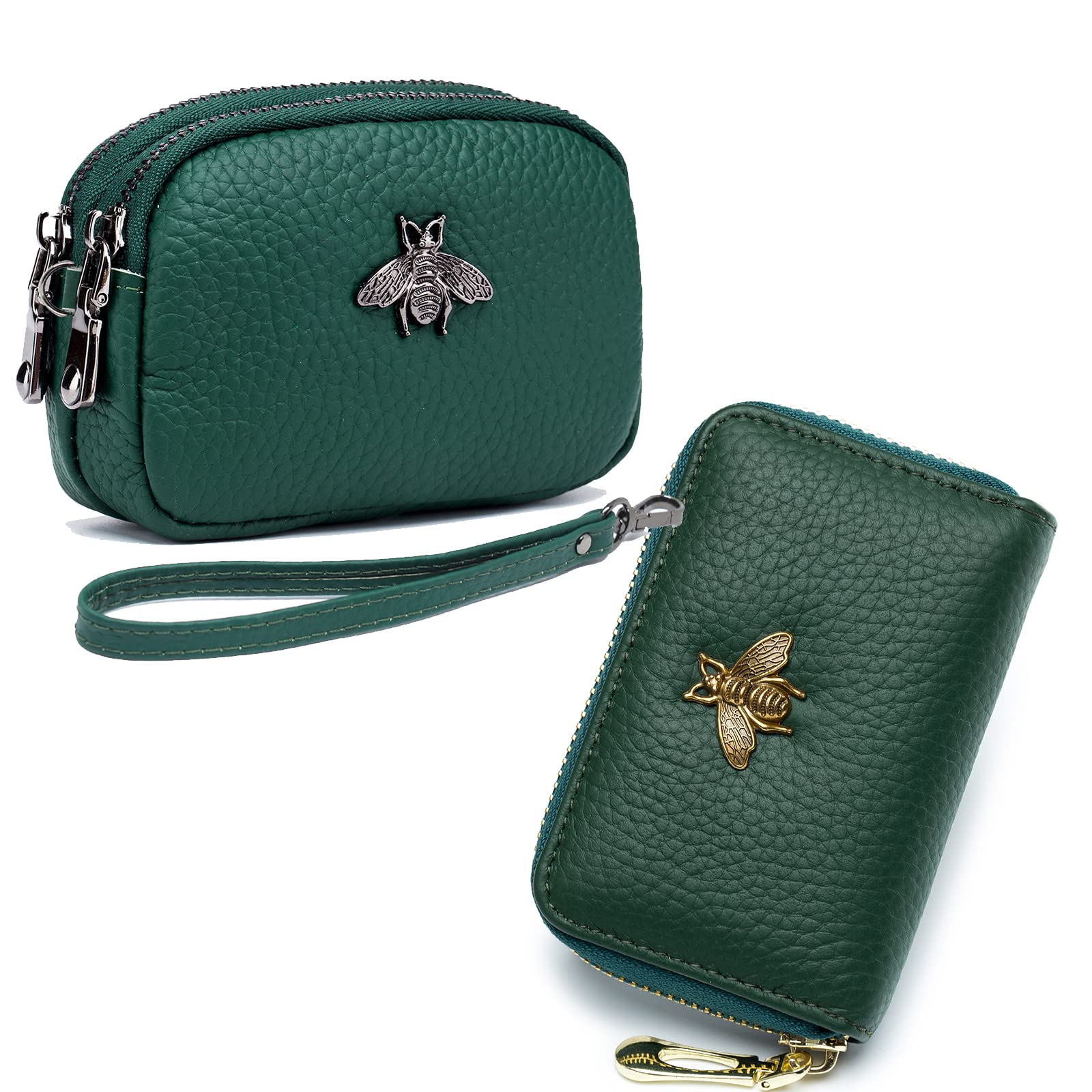 2-Pack imeetu Slim RFID Blocking Credit Card Holder & Women's Small Coin Purse Wallet - Perfect for Travel, Shopping, and Everyday Use
