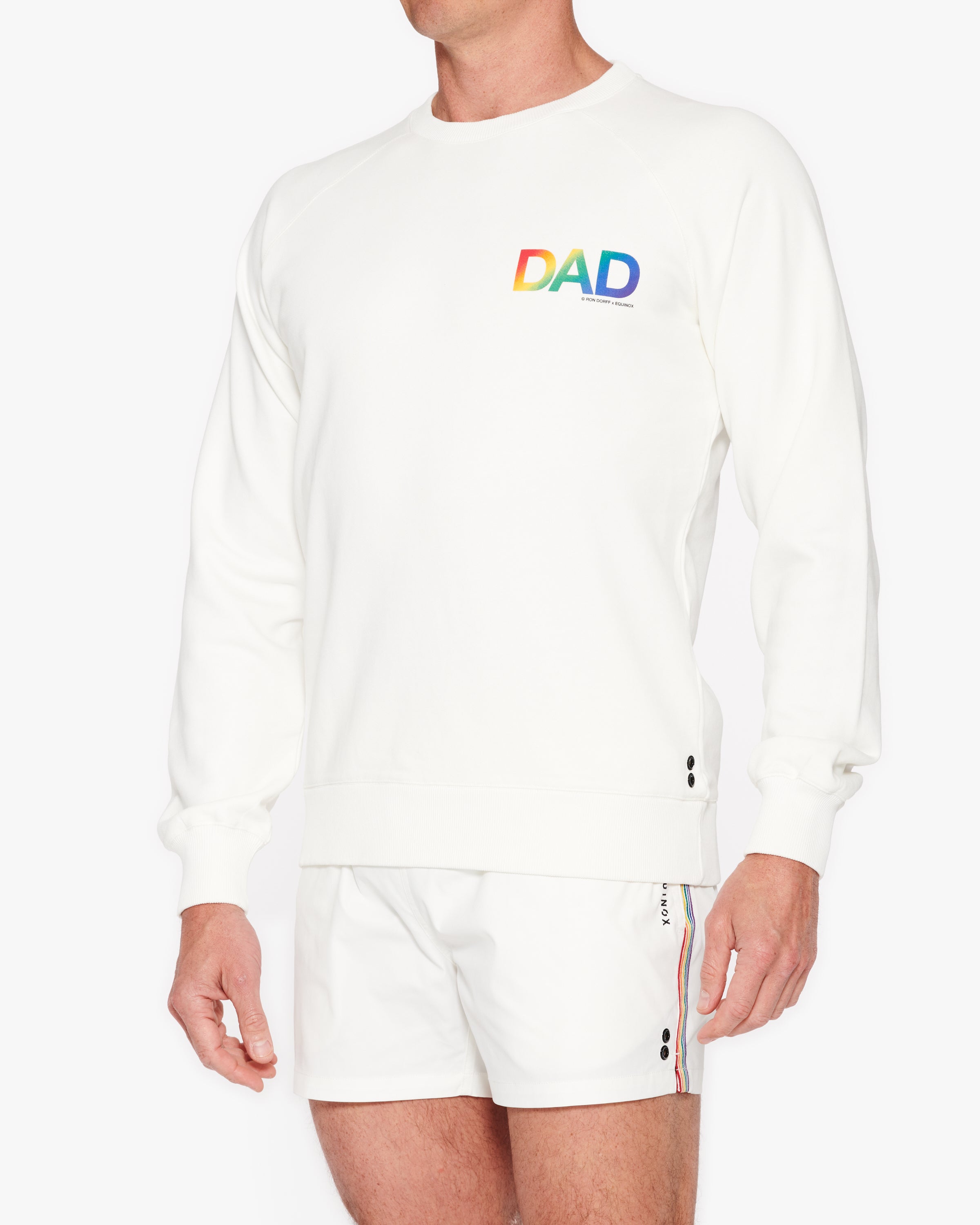Ron Dorff Equinox Dad Pride Sweatshirt - Comfortable Cotton Pullover for Fathers Day, Gym & Casual Wear - Perfect Gift for Dads Who Love Fitness & Style