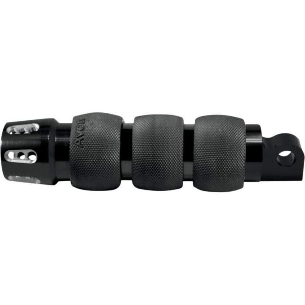 Gatlin Air Cushioned Motorcycle Footpegs for Men - Black Anodized FP-AIR-90-AN-GA - Comfortable Riding Accessories for Cruiser & Touring Bikes