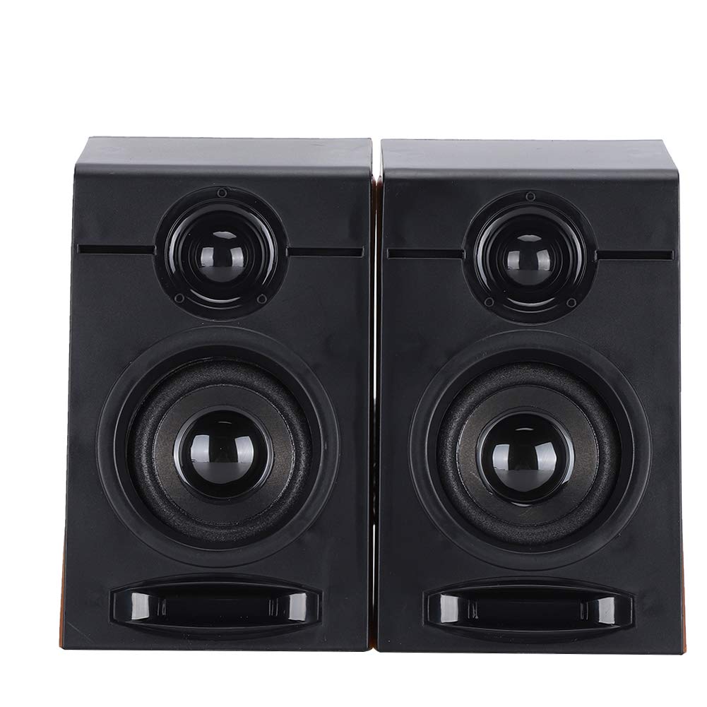 USB Powered Computer Speakers with Mini Bass, Desktop & Laptop Gaming Loudspeaker Box for Home, Office, School, and Online Meetings