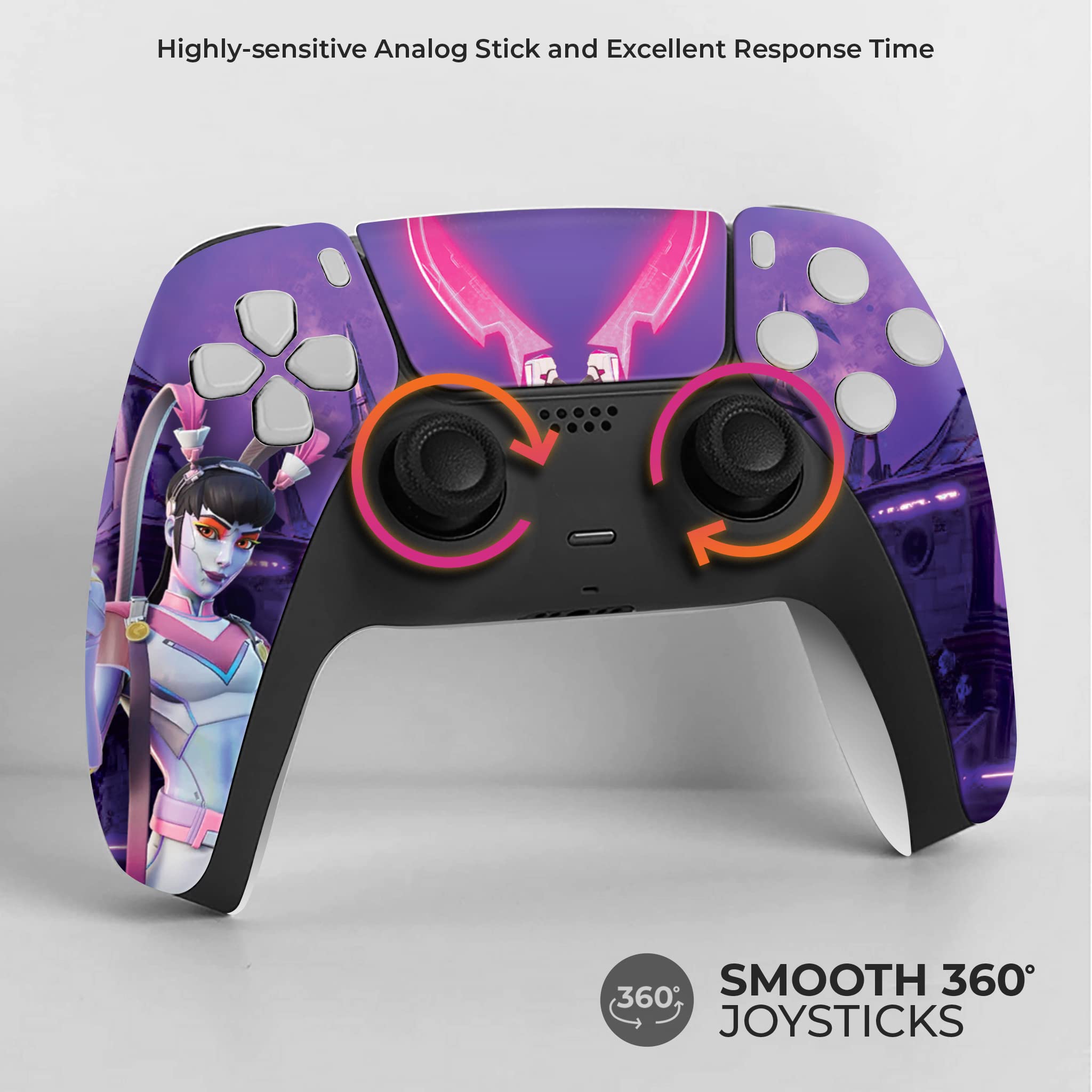 Custom Wireless PS5 Controller for Playstation 5 Console - Premium Hydro-Dip Printed Gamepad with MOD Features | Officially Licensed & Proudly Made in USA | Perfect for Competitive Gaming, Streaming & Long Play Sessions