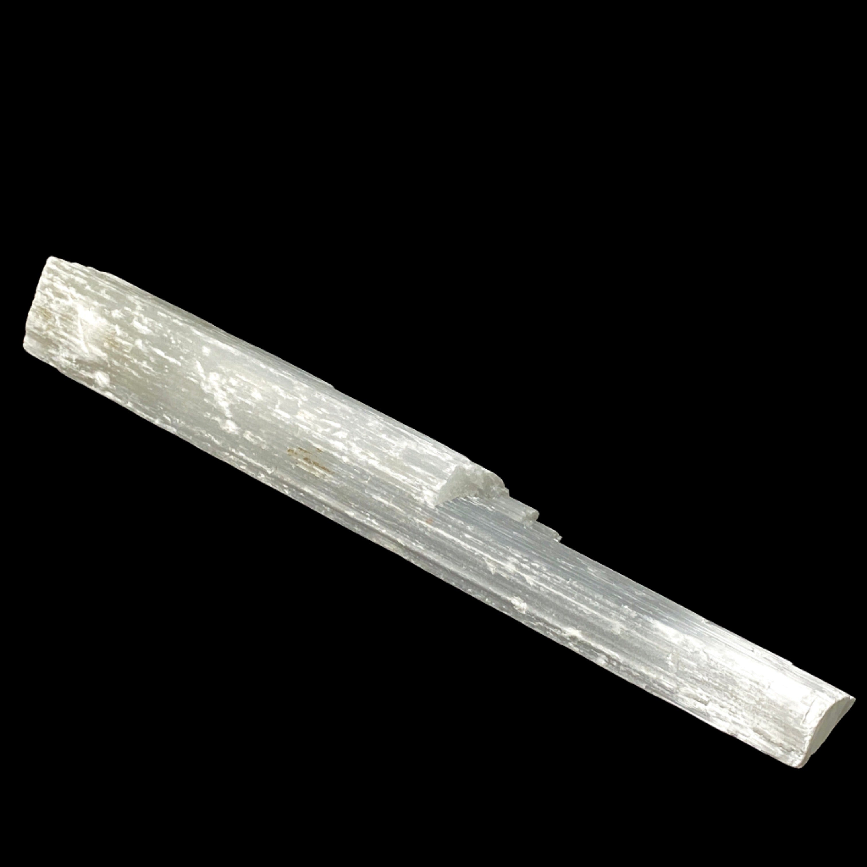 Natural Selenite Crystal Healing Stone - SELP 02 for Meditation, Energy Cleansing & Home Decor | Spiritual Gift & Chakra Balancing Tool