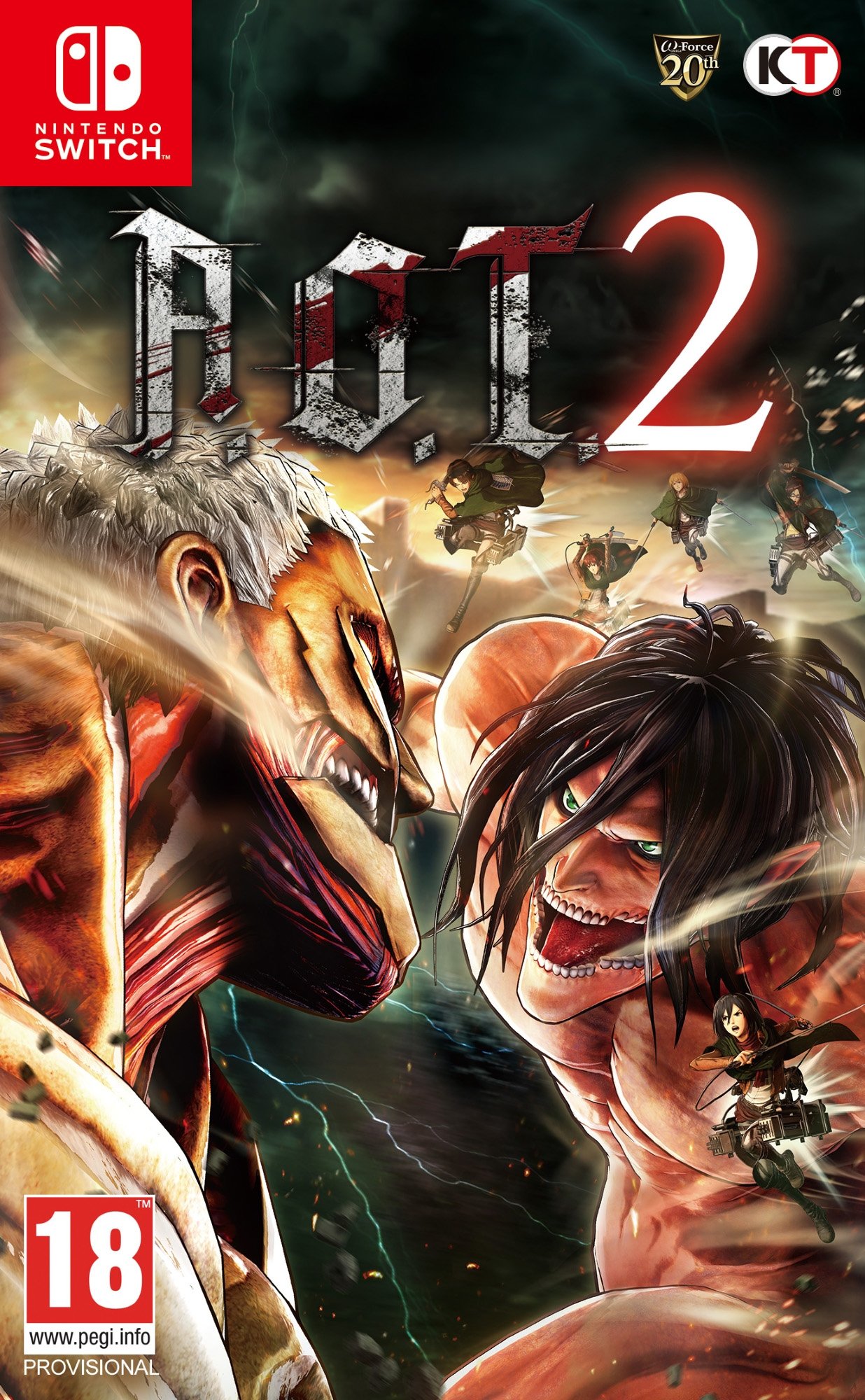 Attack on Titan 2: Final Battle - Nintendo Switch Game | Action RPG Adventure | Play as Your Favorite Characters in Epic Battles | Perfect for Anime Fans and Action Game Lovers