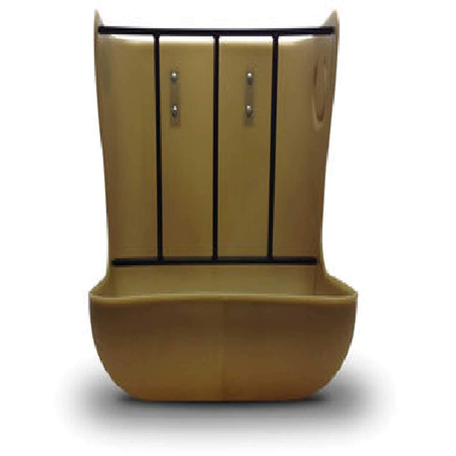 High Country Plastics Hanging Wall Feeder for Horses & Livestock - Durable Outdoor Animal Feed Trough for Barns, Stables & Pastures