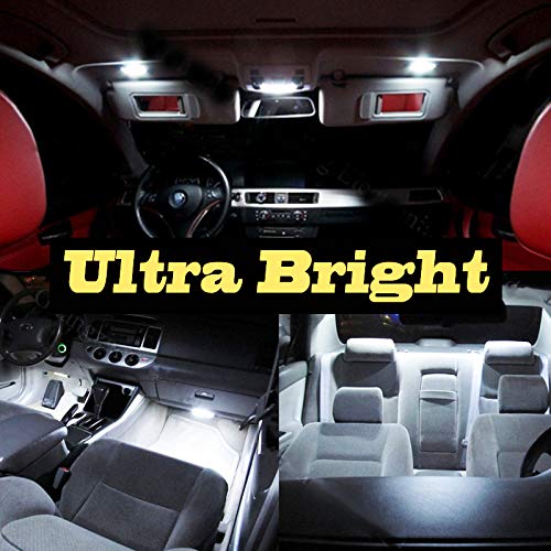 12Pc Canbus Error Free Super White 6000K LED Interior Light Kit for 2014-2017 RAM ProMaster 1500 2500 3500 - Upgrade Dashboard Dome Map Trunk Lights